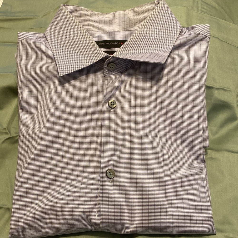 John Varvatos button down men’s shirt